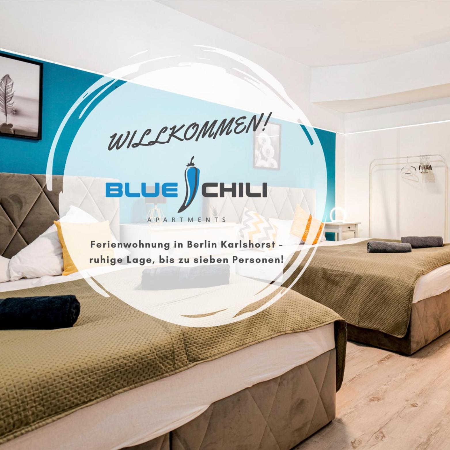 Blue Chili 31 - Stadtwohnung Fuer 7 - Modern Zentral Karlshorst Wlan 柏林 外观 照片
